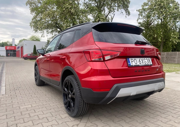 Seat Arona cena 59900 przebieg: 45900, rok produkcji 2019 z Poznań małe 137